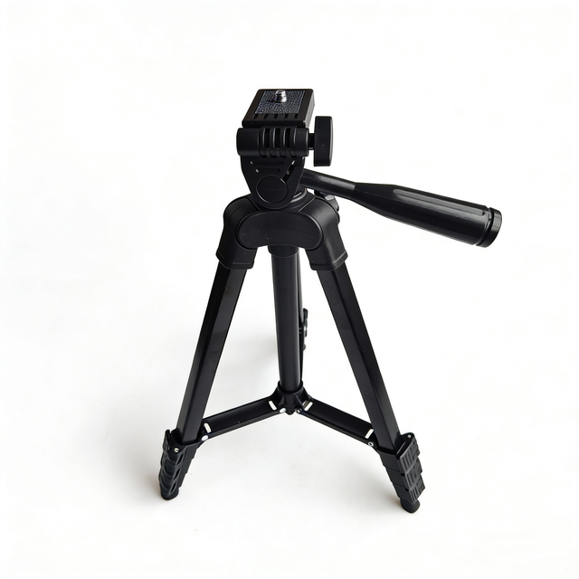 DEG YJ-2100 100cm Portable Metal Aluminum Tripod Painted Surface Manual Operation Adjustable Height for Laser Level Smartphone