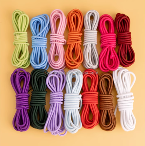 ज़ेक्स फैक्टरी 2.5 मिमी 4 मिमी 6 मिमी 8 मिमी टिकाऊ खिंचाव लोचदार दराज रंग के लिए गोल लोचदार शॉक रस्सी रबर कॉर्ड - Product Image 1