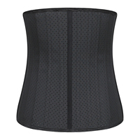Respirant 25 acier os XXS-6XL Latex taille formateur pour les femmes sous le buste taille Cincher Sport Gildle corps Shaper