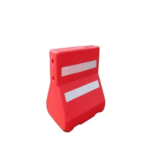 barriers road safety products, plastic road water filled barrier, reflective road barriers