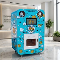 Station de toilettage professionnelle pour chiens, machine de lavage d'animaux en libre-service 24h/24 avec écran tactile de 22 pouces et gestion cloud à distance