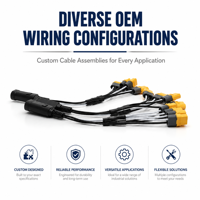 Kabel Sensor Fase Hall Tembaga Murni untuk Motor DC 400W-4000W, Kabel Harness OEM, Kabel Motor Brushless Sepeda Listrik 1.2m 3/6 Square