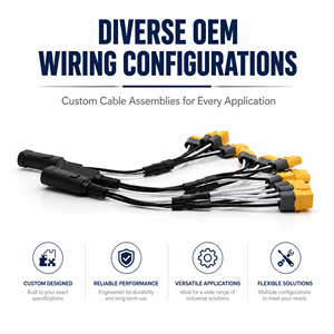 Kabel Sensor Fase Hall Tembaga Murni untuk Motor DC 400W-4000W, Kabel Harness OEM, Kabel Motor Brushless Sepeda Listrik 1.2m 3/6 Square - Product Image 1