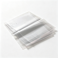 Sacs en plastique transparent OPP en gros avec fermeture adhésive personnalisée pour vêtements et emballages cadeaux