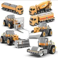 Hot Selling Toy Alloy Metal Excavator Truck Wheel Loader Diecast Model Car Toy Engineering vehicle