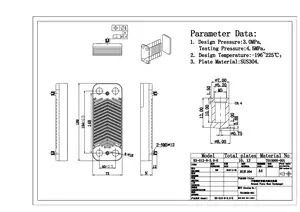 CB10 B5 ha brasato lo scambiatore di calore del piatto per gli accessori delle caldaie a parete del gas.