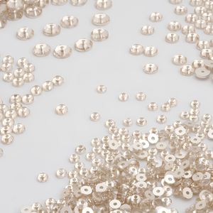Cuentas de diamante de imitación de resina epoxi de seda satinada de 6 mm <span class=keywords><strong>con</strong></span> orificio central para coser, forma de diamante, para la fabricación de prendas - Product Image 2