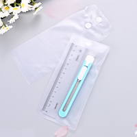 UIOWIO Petit sac à fermeture à pression en plastique PVC de haute qualité pour l'emballage de mini sacs de scellage à chaud pour la papeterie