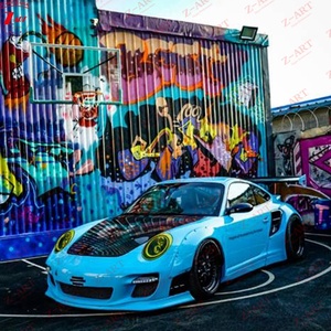 Z-ART ชุดบอดี้คิทแบบกว้างสำหรับ PORSCHE <span class=keywords><strong>911</strong></span>ชุดบอดี้สูทสำหรับปรับแต่ง997สำหรับ PORSCHE <span class=keywords><strong>911</strong></span>เทอร์โบ S 2008-2012ชุดแต่ง - Product Image 2