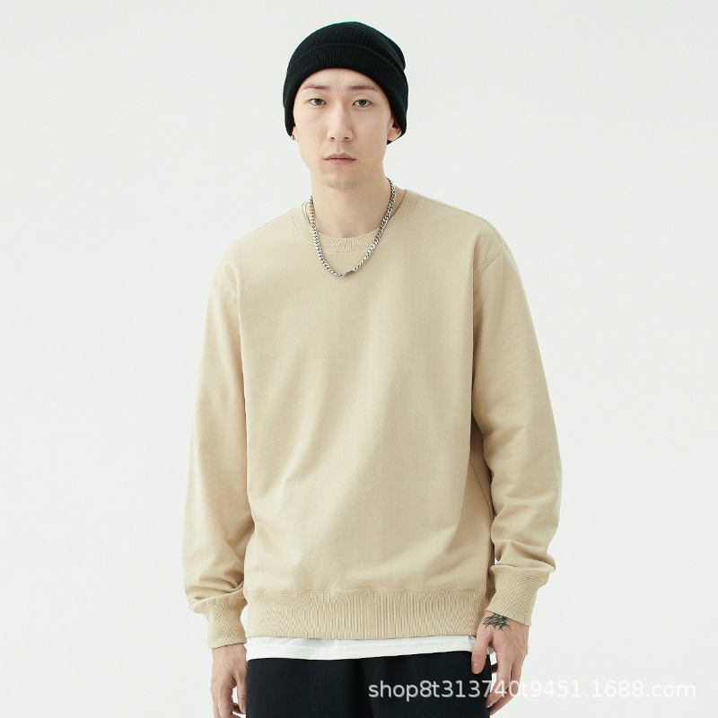 Cuello redondo caqui BYW3001 [Talla asiática]