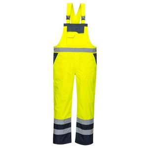 PORTWEST - S488YNRXXXL Babero y abrazadera de dos tonos sin forro Amarillo/Azul Marino-EAN 5036108166268 ROPA DE TRABAJO DE LA HI-VIS - Product Image 1