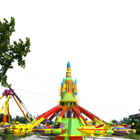 Manège interactif auto-volant, équipement de divertissement pour parcs d'attractions, attractions de parcs à thème en plein air, divertissement familial, joie