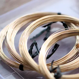 1/20 fil rempli d'or 14K 0.25mm-1.27mm GF fil de roulement dur fil rond doux mort pour la fabrication de bijoux à bricoler soi-même