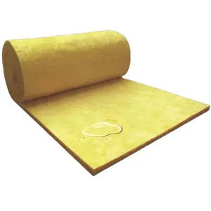 Aluminum Foil Faced Fireproof Fiberglass Insulation Fire Resistance Glass Wool Thermal Insulation For Warehouse Applications