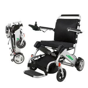 БОЛЕЕ БЕЗОПАСНАЯ мебель для инвалидов, Интеллектуальный электромагнитный тормоз, легкая складная электрическая инвалидная коляска