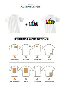 OEM/ODM Wholesale Cotton T Shirts Blank Plain Casual O-Neck Customized Tshirts Printing Homme Men'S T-Shirts With Logo - Product Image 5