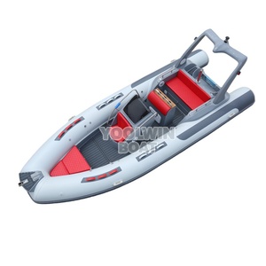 Bote Inflable Semirrígido (RIB) Yoolwin 580 <span class=keywords><strong>de</strong></span> Fibra <span class=keywords><strong>de</strong></span> Vidrio para 10 Personas, para Deportes Acuáticos, Recreación y Cruceros - Product Image 3