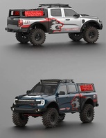 NUEVO CROSS EMOX7 Big Bad Wolf 1:8 4WD Camioneta RC sin Escobillas X7 6X6 XL4 Bear Rock Crawler 6WD CROSSRC EMOXL4 RTR