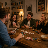 Jeux de cartes de poker de haute qualité, imperméables, avec logo personnalisé, en carton, pour les fêtes, les jeux de famille, portables, finition dorée