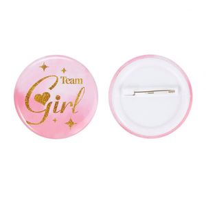 Pins de Botón para Revelación de Género, Recuerdos para Fiestas de Niños y Niñas, Regalo Promocional - Product Image 4