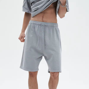 มาใหม่ผู้ชายกางเกงขาสั้นผ้าฝ้ายเหงื่อพร้อมกระเป๋าออกกําลังกายกางเกงขาสั้นหลวมสบายๆกีฬาวิ่งกีฬากางเกงขาสั้นบุรุษยิม - Product Image 1