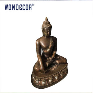 金属彫刻カスタマイズされた大規模鋳造金属職人技寺院/ホテル宗教ブロンズ仏像 - Product Image 2