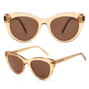 2024 New Trendy Fashion Women's Sunglasses For Female Oval Frame Vintage Polarized UV400 Sun Glasses