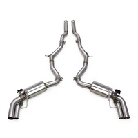 Échappement EXR Valvetronic Catback pour mercedes-benz W223 S63 4.0T V8 2025 télécommande miroir poli échappement de 1.5mm d'épaisseur