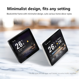 2025 4 इंच स्मार्ट होम ऑटोमेशन सेंट्रल एयर कंडीशनिंग थर्मोस्टेट फ्लोरीन मशीन नियंत्रक फैन कॉइल टच स्क्रीन - Product Image 2