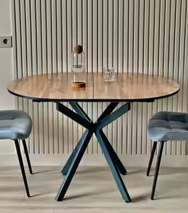 Tavolo da Banchetto Pieghevole <span class=keywords><strong>a</strong></span> Spirale/Crescente per Esterni in Laminato Compatto HPL Effetto Legno - Product Image 5