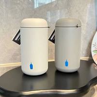 Bouteille d'eau isotherme sous vide de 400 ml avec revêtement céramique intérieur, gobelet en acier inoxydable, tasse de voyage étanche et scellée pour le bureau