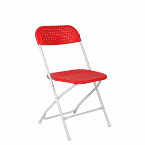 Factory White Silla Plegable Ultralight Foldable Conference Chair Wedding Party Plastic Folding Chair For Events