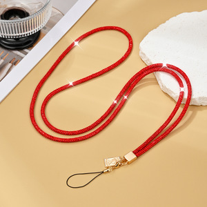 <span class=keywords><strong>Oferta</strong></span> Especial: Cordón para Teléfono Celular con Cristales de Diamante Brillantes y Cadena Decorativa - Product Image 2