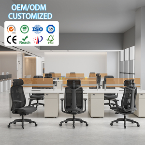 Comoda <span class=keywords><strong>Sedia</strong></span> da <span class=keywords><strong>Ufficio</strong></span> Ergonomica Direzionale con Schienale Alto in Rete dal Design Moderno - Product Image 1