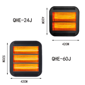 Không thấm nước màu đỏ treo tường điện nóng 2400W <span class=keywords><strong>Halogen</strong></span> Ống sưởi ấm thích hợp cho các nhà máy, Sân, và lều - Product Image 6