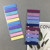 Notes autocollantes PET colorées personnalisées pour marqueurs de page onglets de drapeau de flèche auto-adhésifs signets et onglets d'index