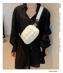 กระเป๋าคาดอกใบเล็กลายสก๊อตแฟชั่นเกาหลีสำหรับสตรี2025ฤดูหนาวกระเป๋าคาดเอวอเนกประสงค์ - Product Image 5