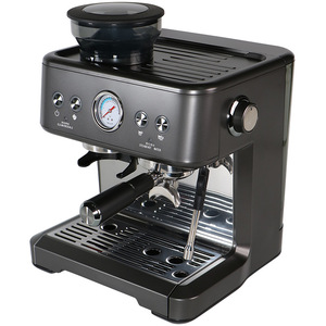 Machine à café italienne semi-automatique à double tête portable <span class=keywords><strong>Konka</strong></span>, broyage intégré, acier inoxydable, pression de 15 bars, hôtel - Product Image 1
