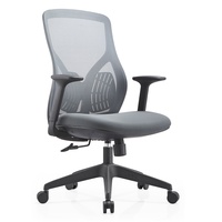 Chaise de bureau ergonomique JOHOOFURNITURE, directement de l'usine, pour un confort optimal au bureau, avec coussin épais et base robuste.