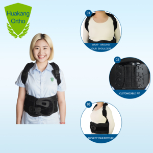 Respirant et réglable taille formateur Corset lombaire ergonomique <span class=keywords><strong>dos</strong></span> et épaule soutien Posture Correction ceinture - Product Image 2