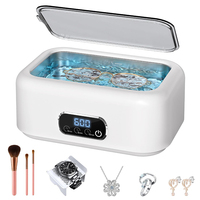 Professionally Electric 3 Timed Modes 700ML Tank Denture Cleaning Box Ultrasonic Retainer Cleaner with Digital Timer