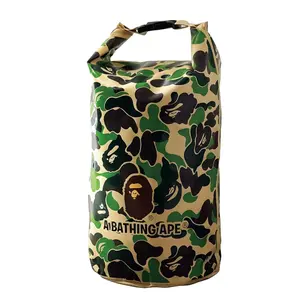 Bape Camouflage Ape Head Summer Bucket Bag Fashionable Waterproof Big Capacity Bag