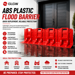 Barreras Apilables de Protección Contra Inundaciones, <span class=keywords><strong>Barrera</strong></span> Contra Inundaciones de 50 cm, 60 cm, 75 cm, 150 cm, <span class=keywords><strong>Barrera</strong></span> de Plástico ABS Contra Inundaciones <span class=keywords><strong>para</strong></span> <span class=keywords><strong>Puerta</strong></span> - Product Image 1