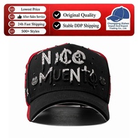 Hotselling merk luxe logo petten metalen strass steentjes sportieve suède baseball caps DH hoeden unisex G5 gothic baseball cap