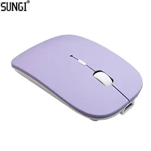 Mouse ottico BT 4.0 della batteria ricaricabile del Mouse silenzioso senza fili bluetooth sottile per il taccuino di iPhone dell'ipad
