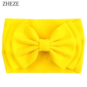 <span class=keywords><strong>Bandeau</strong></span> élastique pour nouveau-né fait à la main, couleur unie, doux, double couche, nœud, accessoire pour cheveux, cadeau de <span class=keywords><strong>naissance</strong></span> pour <span class=keywords><strong>bébé</strong></span> - Product Image 6