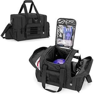 brunswick Several Useful Roller Bowling <b>Bags</b> with <b>Wheels</b> and a Roomy Shoe Section Two balls in a retro bowling <b>bag</b> - Product Image 1