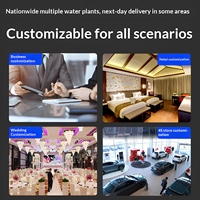 Bouteilles d'eau en plastique personnalisées avec logo OEM, étiquette privée, pour hôtel, événement d'entreprise, cadeau promotionnel