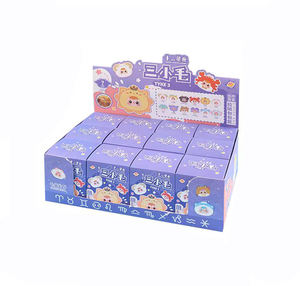 100% Oficial, Caja de 12 Piezas, Muñecos de Peluche de Vinilo de la Serie <span class=keywords><strong>Samuel</strong></span> Doce Constelaciones, Caja Sorpresa, Llavero Colgante, Bolsa con Cierre de Conejito Adorable - Product Image 1