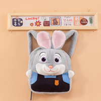 Nouveau sac à dos pour enfants imprimé dessin animé, sac en peluche polyvalent, mignon, assorti à une poupée, sac à dos léger